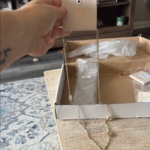 Gold and Pearl Necklace